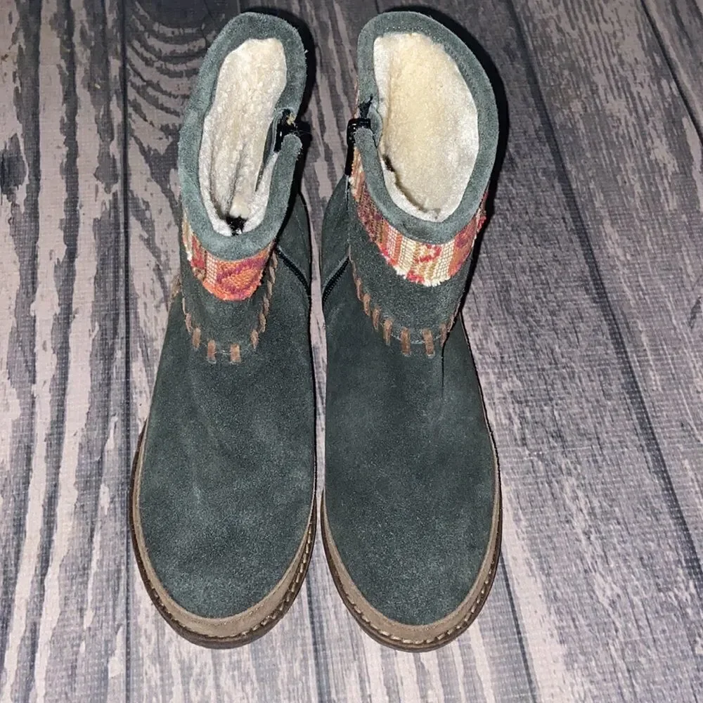 Coolway Green Seude Shoes Size 36 / 5